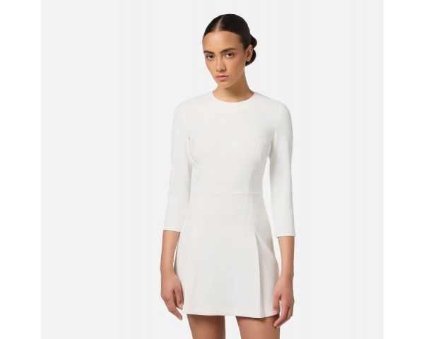 Abito Elisabetta Franchi bianco-45