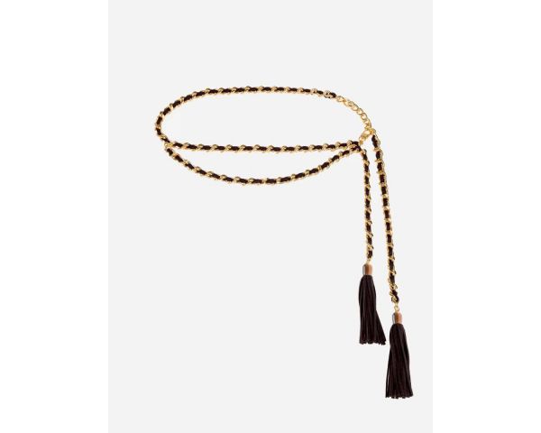 Cintura Elisabetta Franchi ecopelle e oro