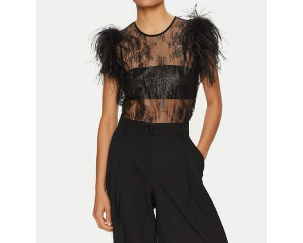 Maglia Pinko trasparente