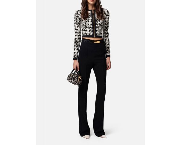 Pantalone con cintura Elisabetta Franchi