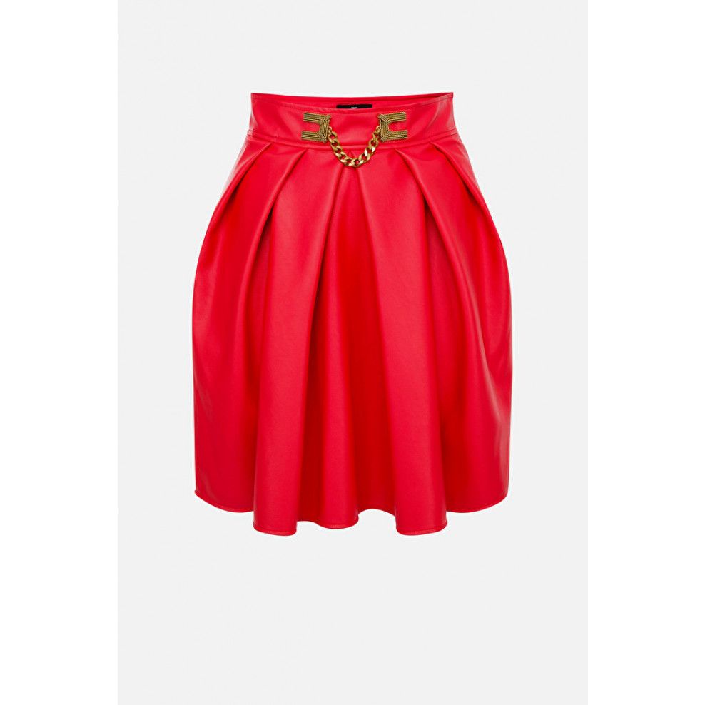 Gonna in eco-pelle Elisabetta Franchi