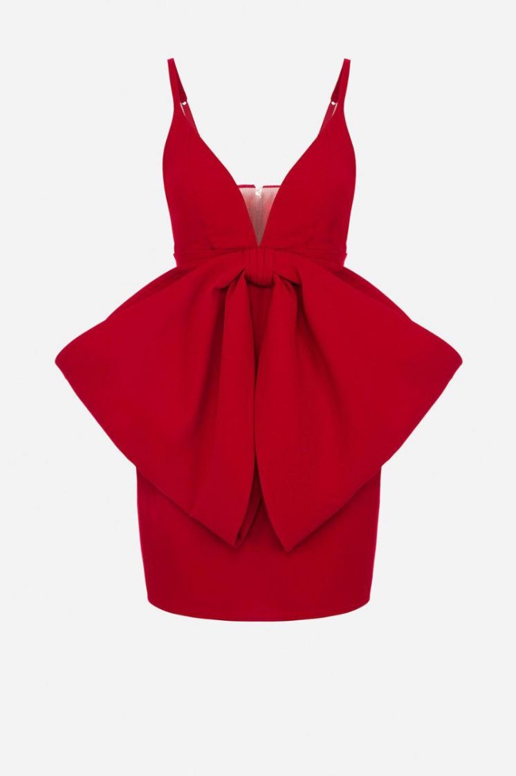 Abito fiocco elisabetta franchi deals