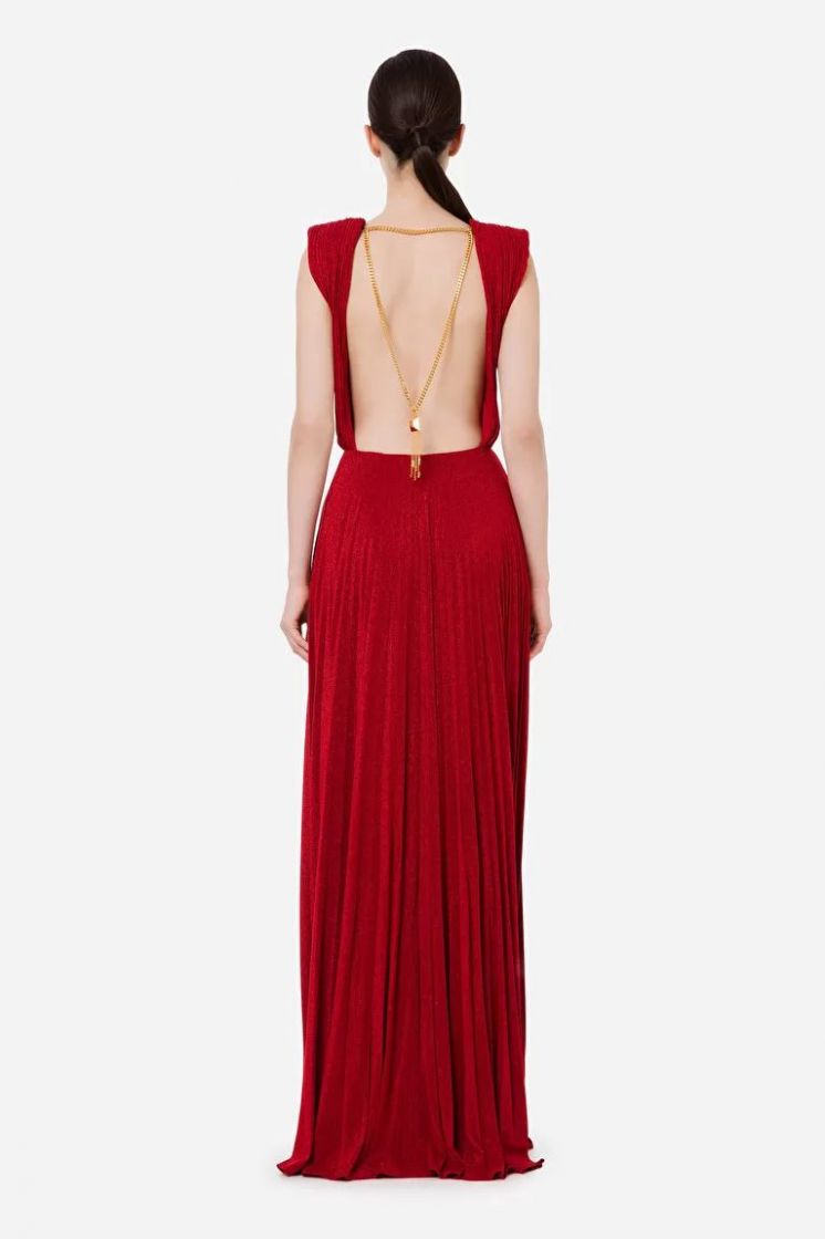 Vestiti Abito Rosso Red Carpet Abito Red Carpet Elisabetta Franchi