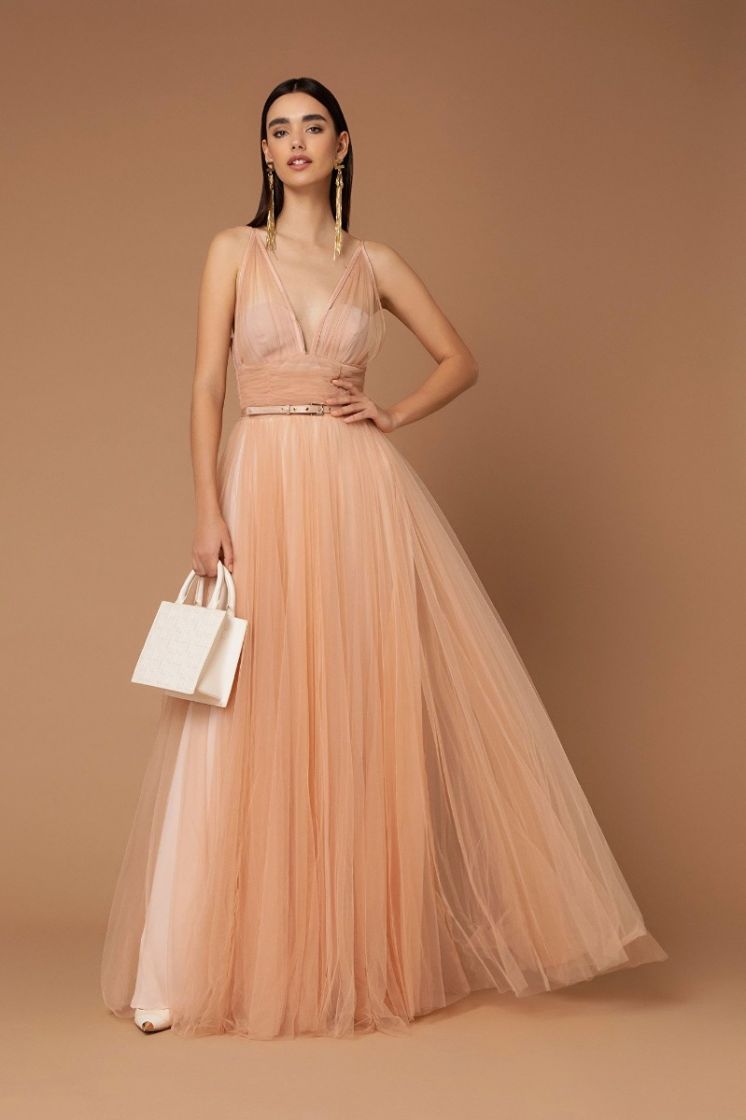 Abito lungo elisabetta franchi on sale