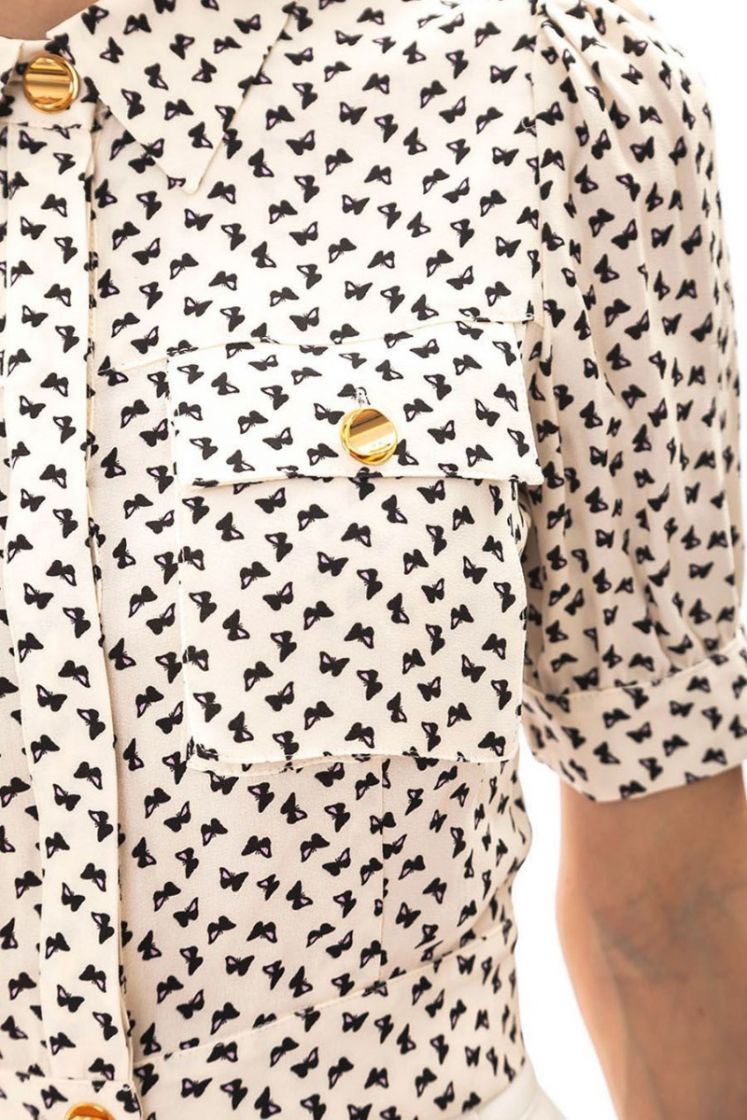 Camicia Elisabetta Franchi farfalle Vogue