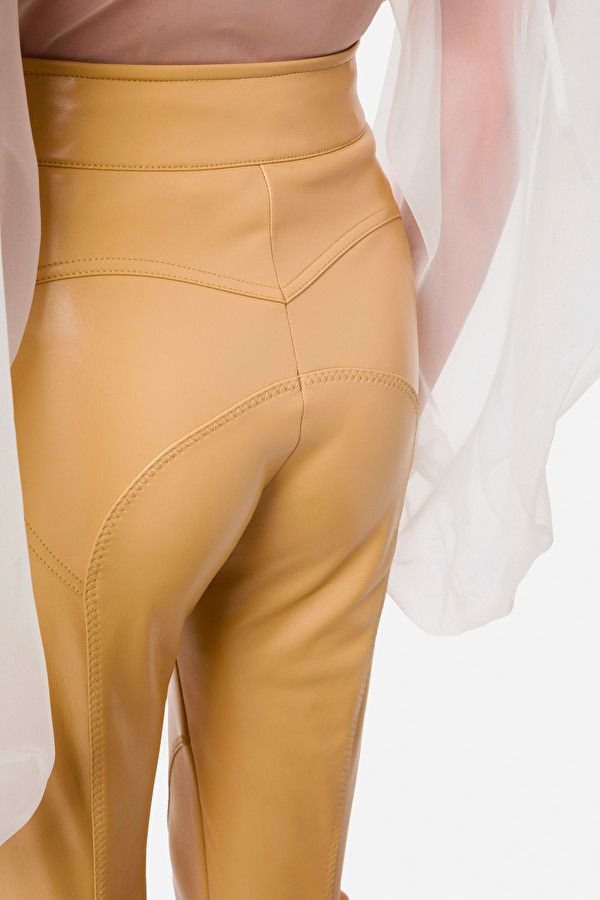 Pantaloni ecopelle outlet elisabetta franchi