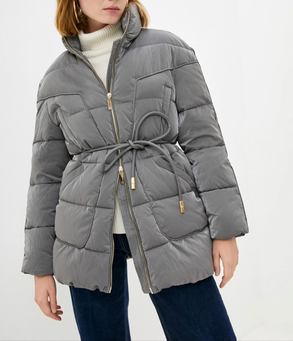 Piumino Elisabetta Franchi fumo Vogue